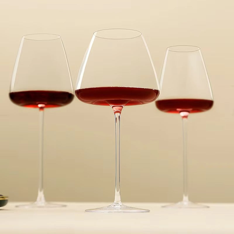 Sett med 2, 4 og 6 Håndlagde Krystallvins- og Champagneglass - 4 Størrelser | Skanto
