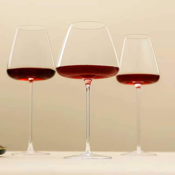 Sett med 2, 4 og 6 Håndlagde Krystallvins- og Champagneglass - 4 Størrelser | Skanto