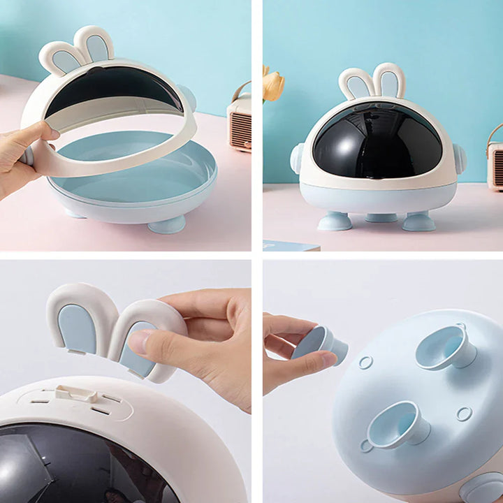 Skanto | Mini Rabbit Desktop Lagringssøppelkurv