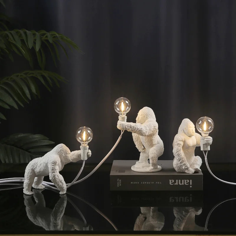 Skanto | Sint Gorilla Bord Nattlampe