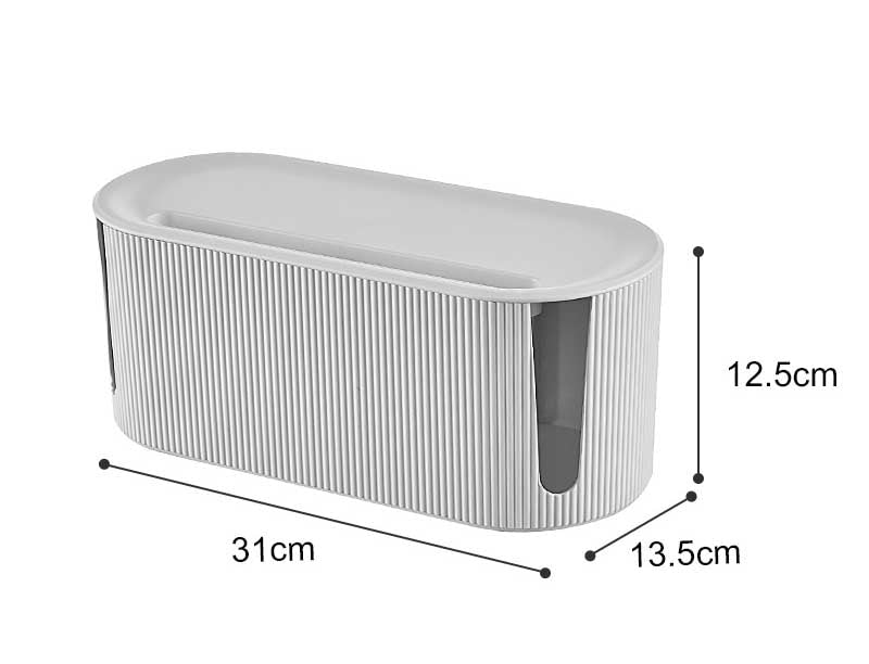 StorageMaster Box - Stilig Organizer for Kabler og Adaptere Skanto