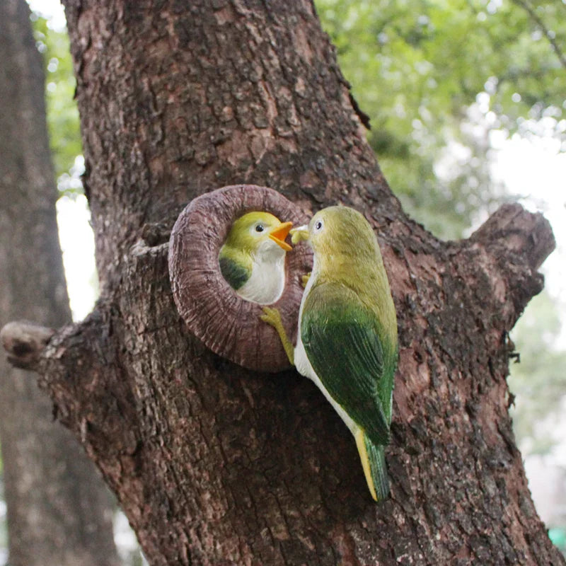 Lovebirds Tree Hug Wall Hanging Decor | Skanto