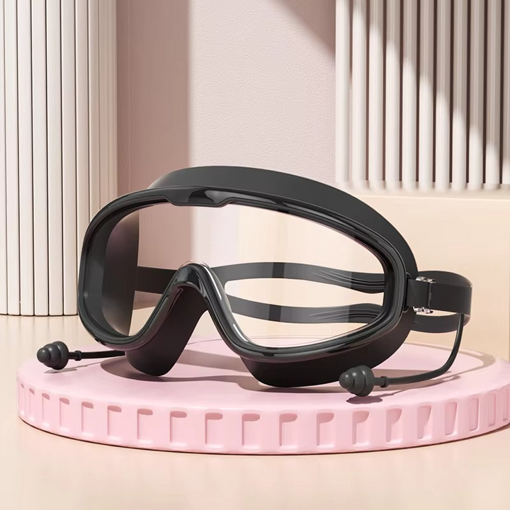 Schwimmbrille für Erwachsene mit Antibeschlagbeschichtung – Stilvolle, UV-schützende Schwimmbekleidung mit auslaufsicherer Passform