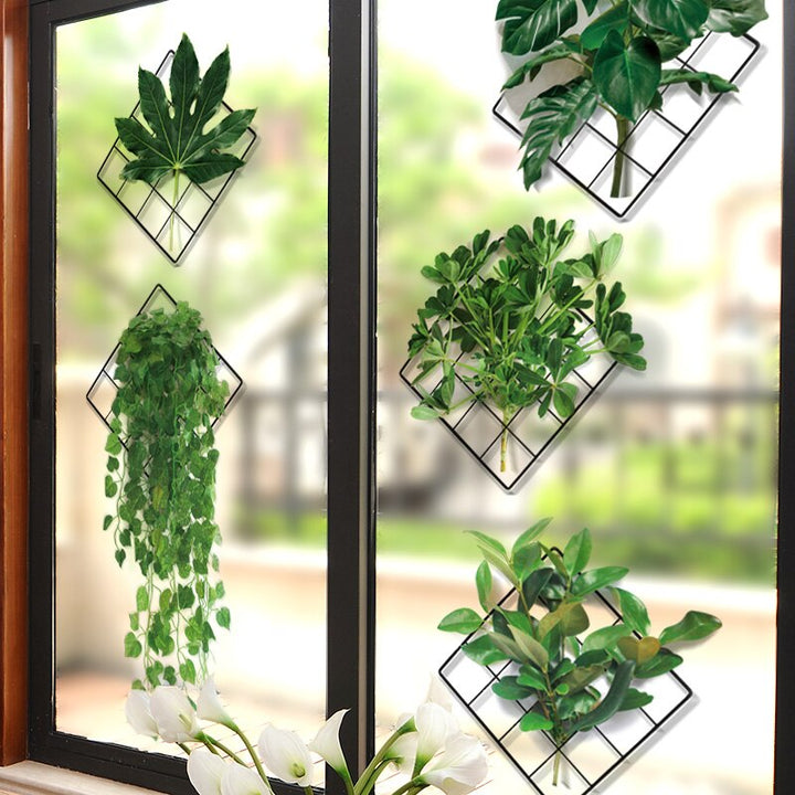 3D Nature Vind Grønn Plante Veggklistremerke | Skanto