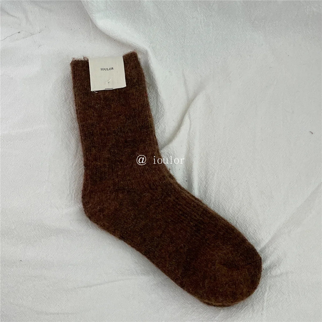 Skanto | CozyWarmth | Kvinnenes termiske sokker | 9% ull og kasjmir | Ekstra tykk og myk | Japansk strikkestil