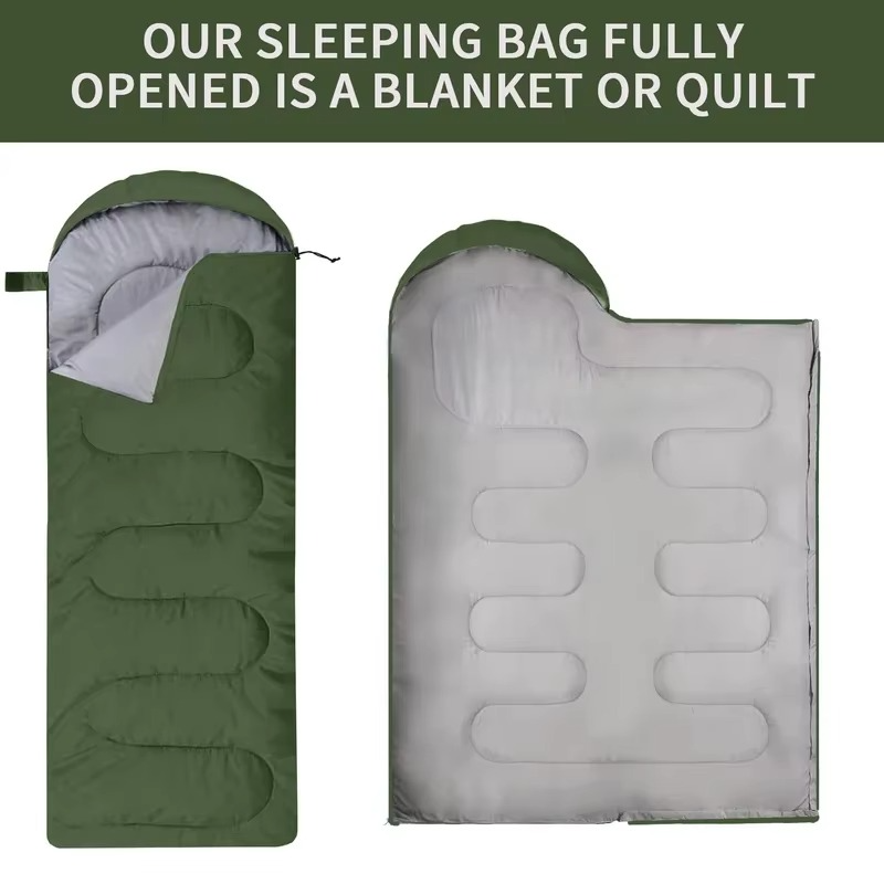 Ultraleichter, wasserdichter 4-Jahreszeiten-Campingschlafsack for Rucksackreisen und Wanderungen