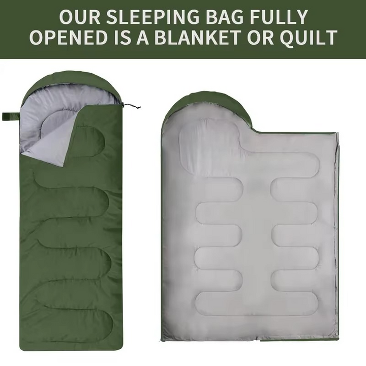 Ultraleichter, wasserdichter 4-Jahreszeiten-Campingschlafsack for Rucksackreisen und Wanderungen