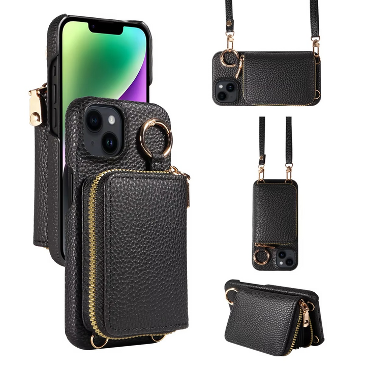 Høyverdig, multifunksjonell iPhone-Hülle fra Leder med Anti-Entmagnetisierungsbeskyttelse