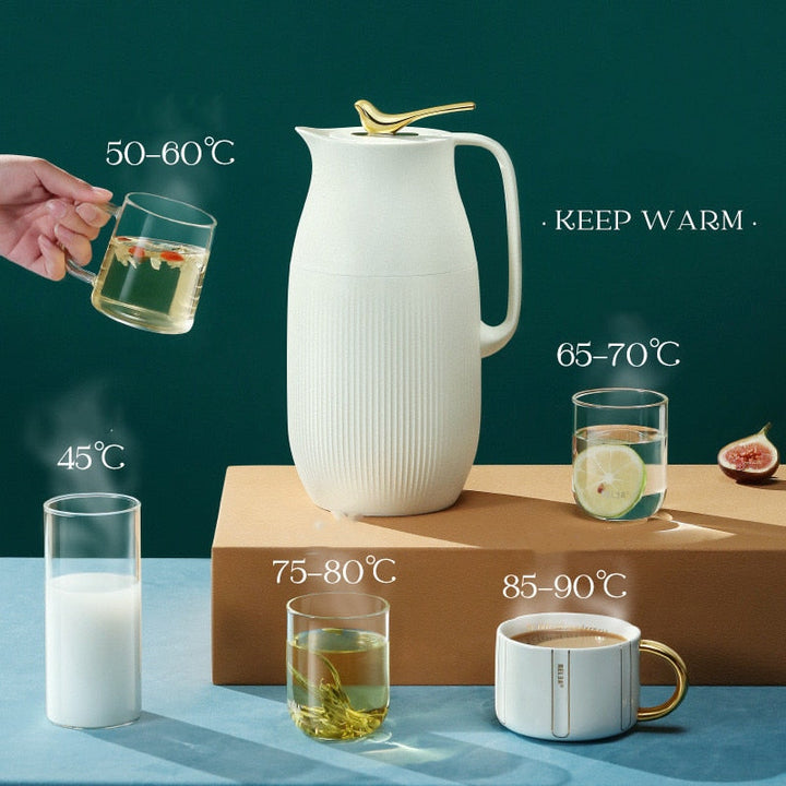Skanto | ThermoMax | Stor Minimalistisk Isolert Rustfritt Stål Flaske – Dobbelvegget Termoflaske