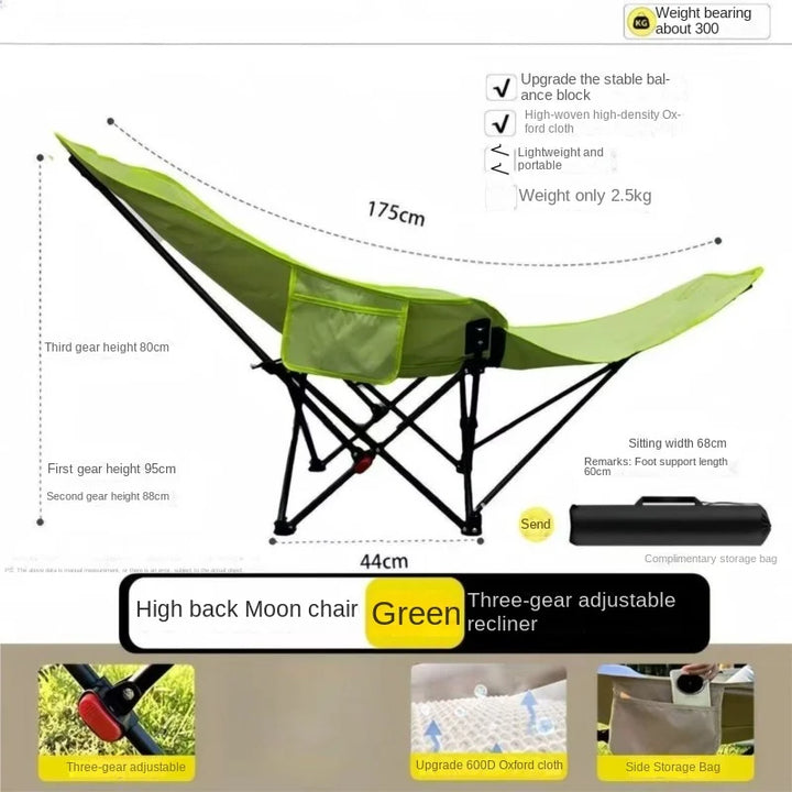 Relax Everywhere Reclining Utendørs Lounge Camping Stol | Skanto