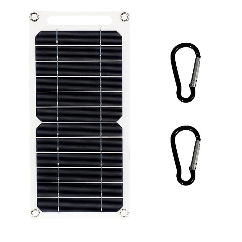 Skanto | SolNova 30W Solpanel | Ultralett & Vanntett | USB-tilkobling for Telefon & Power Bank | Utendørs & Camping