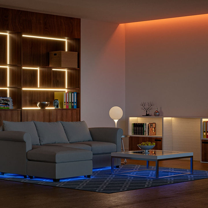 Skanto | L Formet Transparent LED Strip Koble
