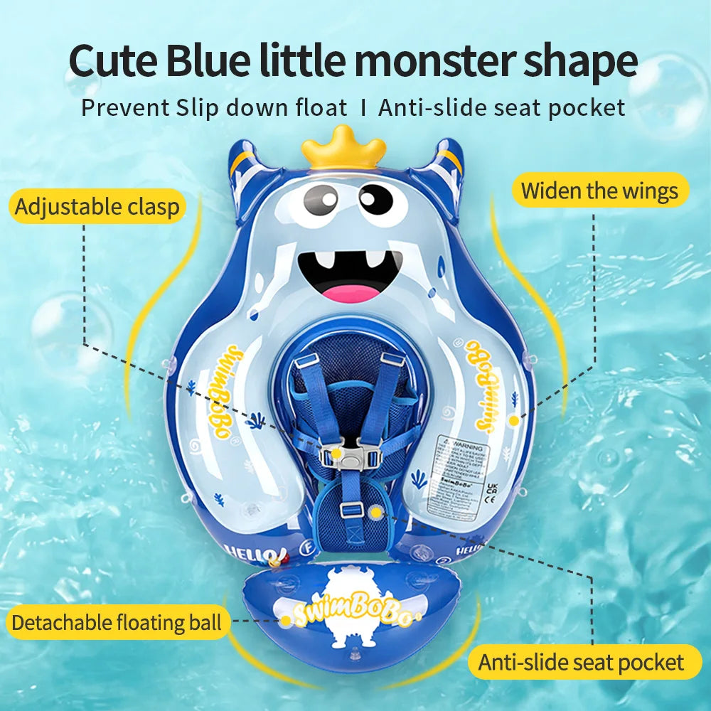 Skanto | Baby svømmering AquaBear | Sikker svømme moro for babyer | For 6–36 måneder | Miljøvennlig PVC