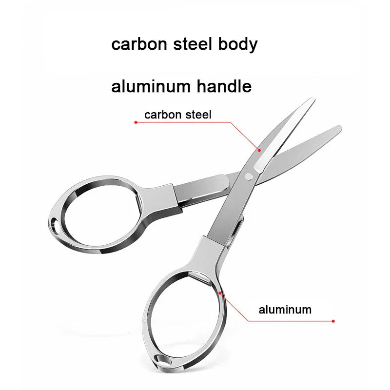Mini Snip Rustfri Saks Nøkkelring | Skanto