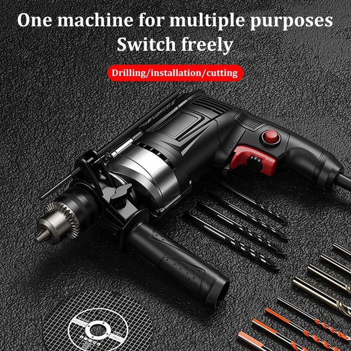 Frendorf | 780W Elektrisk Hammer & Boremaskin med Variabel Hastighet – DrillForce