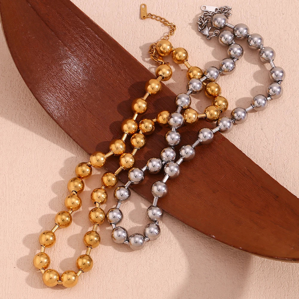 Skanto | 18k Klassisk Chunky Perlekjede