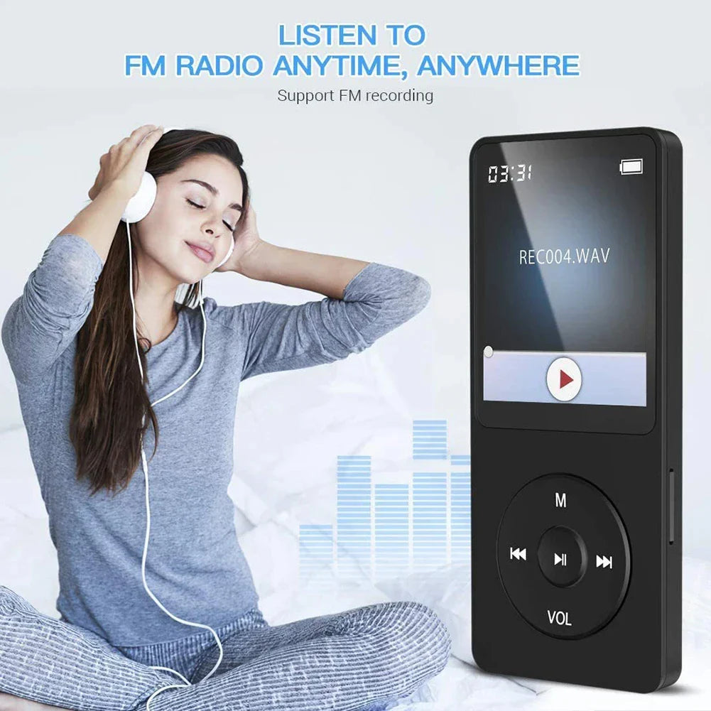 Skanto | MP3 Spillere – Trådløs HiFi Lyd med Bluetooth & Multifunksjonell Mediestøtte