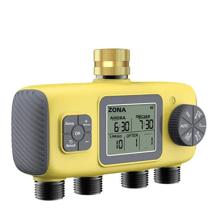HydroVista - 4-sone digitalt vannsysteem med LCD-skjerm og IPX7 vanntett smartventilsystem Skanto