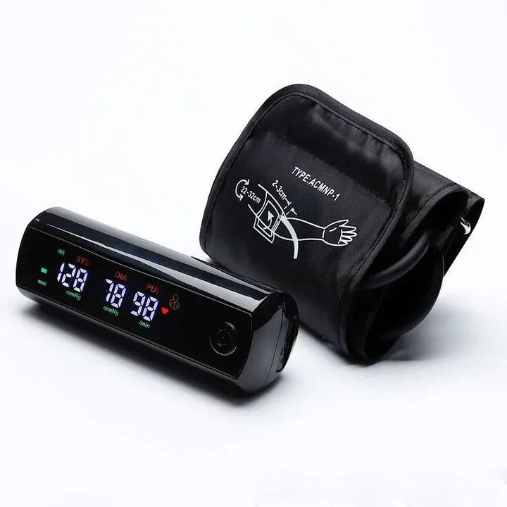 Skanto | Oppladbar LCD Arm Blodtrykkmonitor med Taleprogram – VitalScan