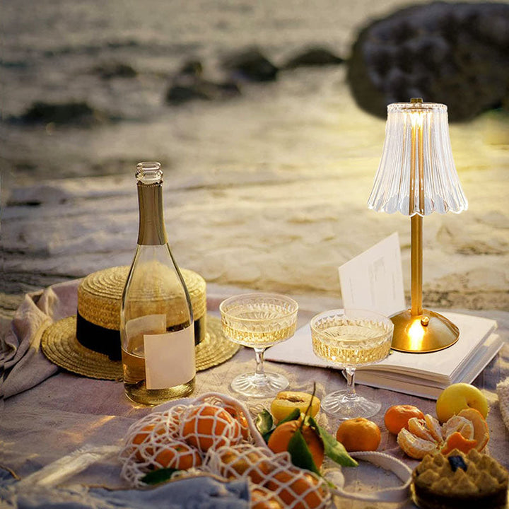 LED Retro Bordlampe USB-oppladbar - BrillianceGlow | Skanto
