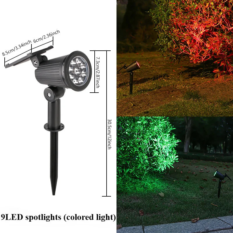 Solar LED Hage Spotlight Utendørs | Skanto