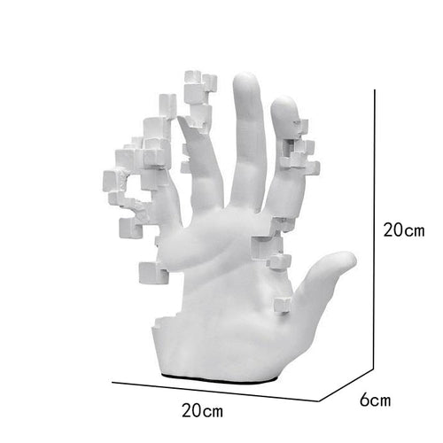 Moderne Kunstneriske Detaljer Hånd Statue Dekor | Skanto