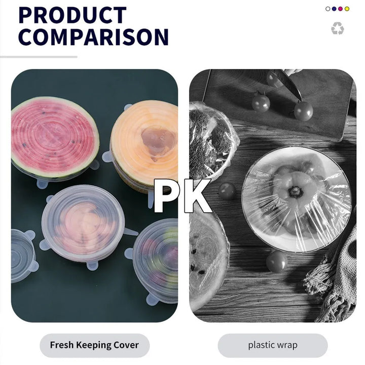 Skanto | Elastiske Silikon Lokkkapper 6PCS
