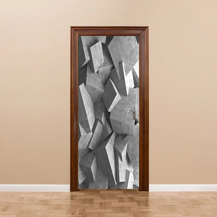 Moderne Abstrakt Perle Geometrisk Dørklistremerke Mural Avtakbar PVC Vinyl Peel N Stick Veggkunst Mural Klistremerke For Innendørs Dører Kreativ DIY Hjem Deko | Skanto