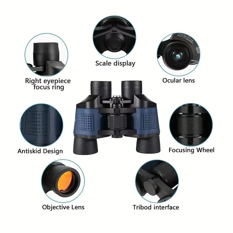 Ultra Vision 60x60 HD Hochleistungsfernglas for Outdoor-Enthusiasten