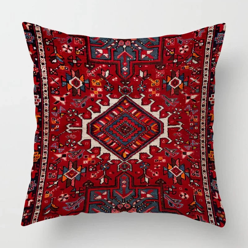 Marokkansk putevar med orientalsk mønster – Dekor for stue og kontor, høy kvalitets putevar i boho stil for sofa og sitteområde