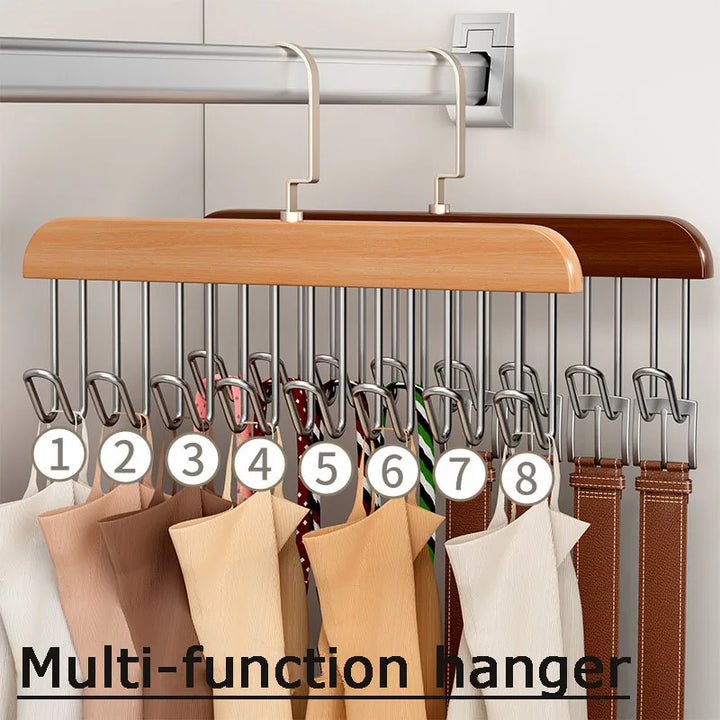Multi-Hook Plassbesparende Klesorganisator Rack | Skanto