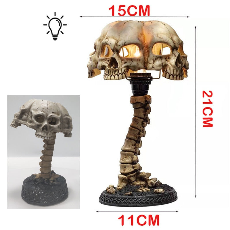 Skanto | Skeleton Skull Bordlampe
