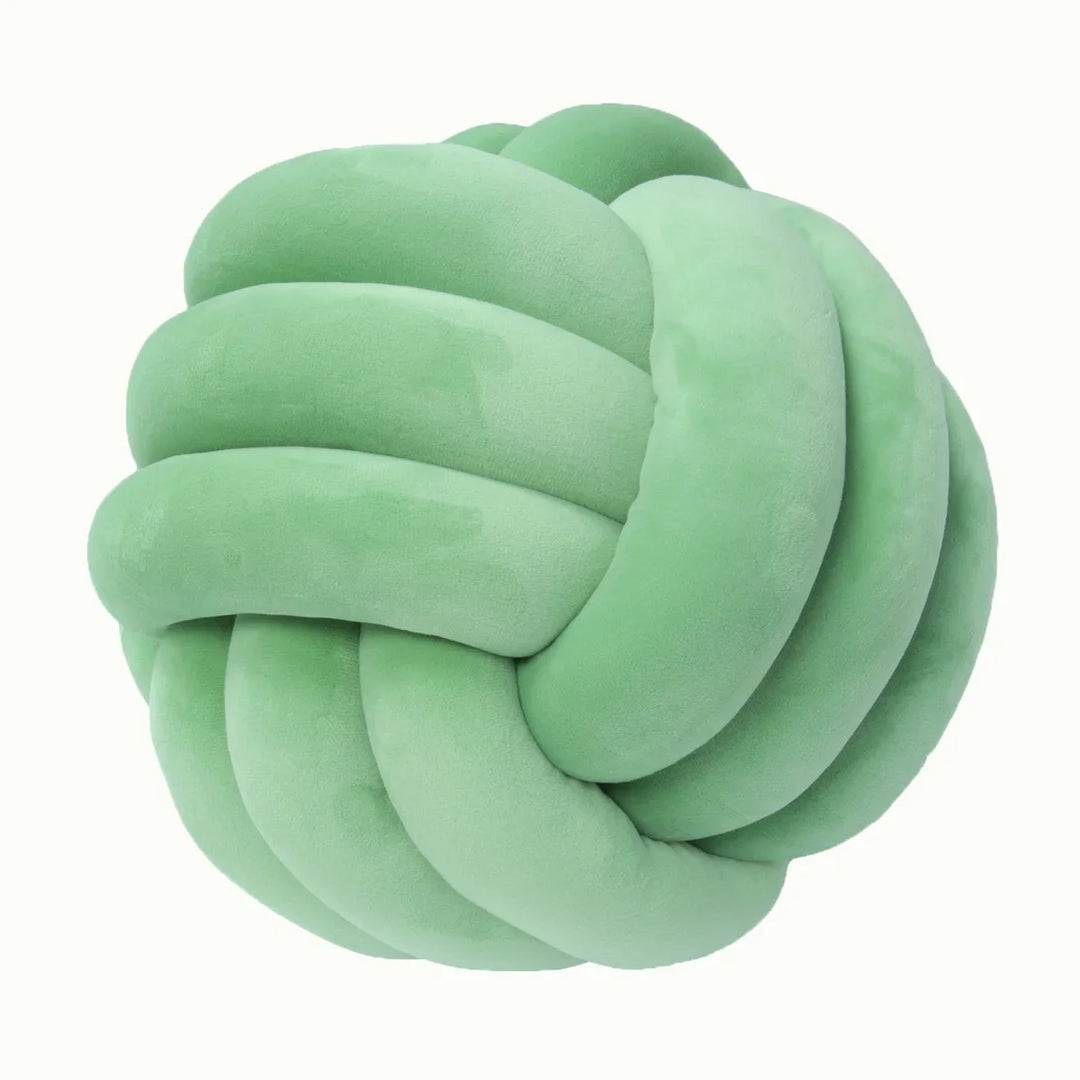 Plush Knot Cushion (Velour) | Skanto