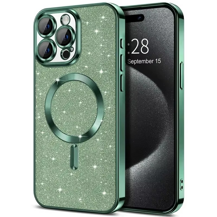Skanto | Glitrende elektroplate etui med MagSafe for iPhone