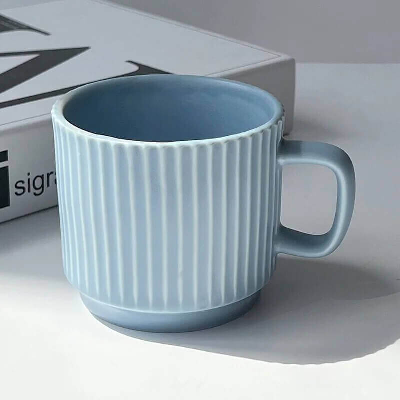 Nordisk inspirert ribbet keramikkruss for kaffe- og teelskere | Skanto