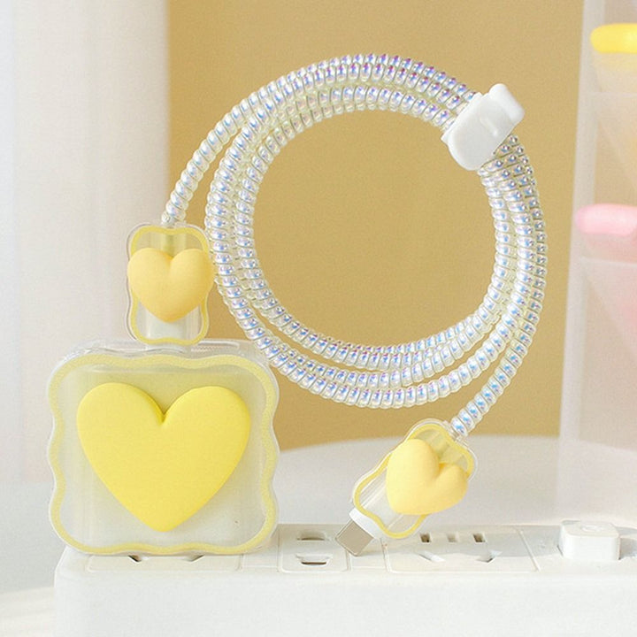 Skanto | Transparent Love Laderkabel Beskyttelsesdeksel