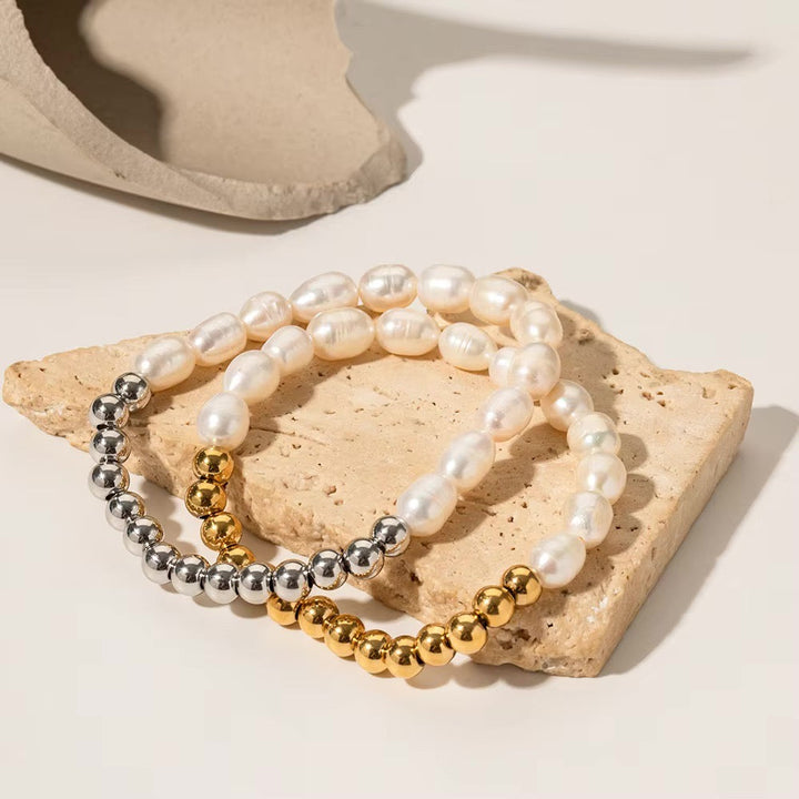Skanto | 18k Perle Split Bracelet