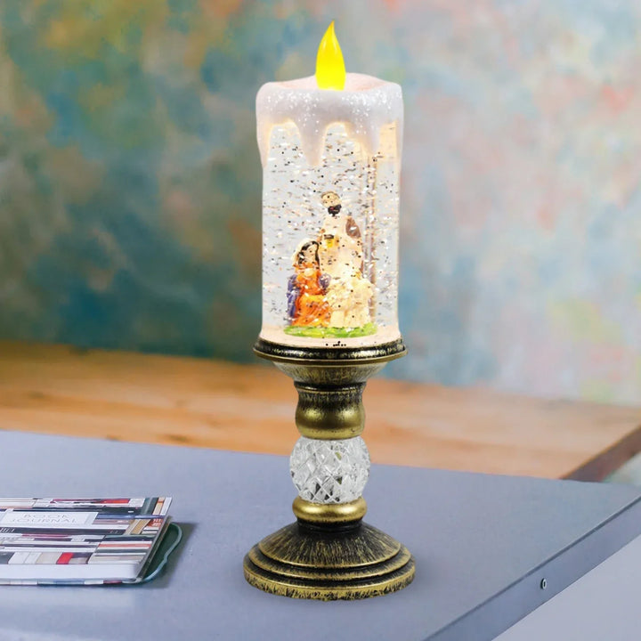 Crystal Echo Christmas Water Candle | Skanto