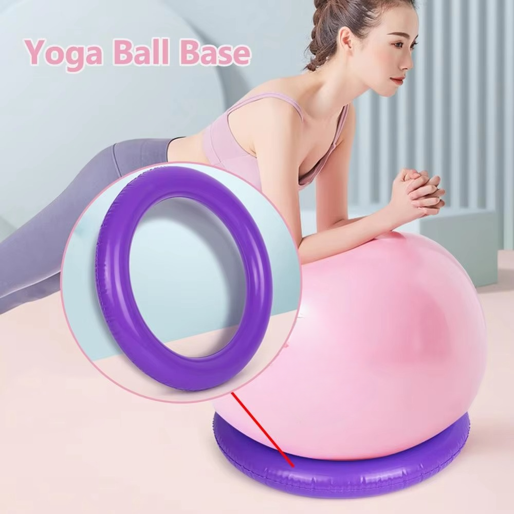Skanto | Ikke Gli PVC Yoga Ball Base for Stabilitet og Balansetrening
