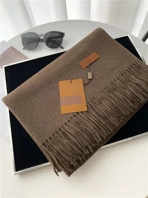 Skanto | Kvinne bomulls vinter skjerf – Myk, varm, elegant stil