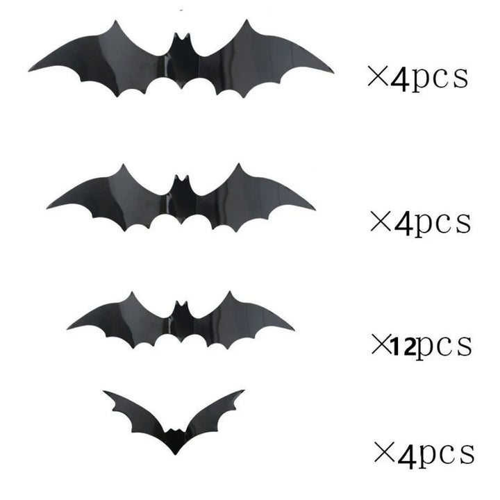 Skanto | Luminous LED Bat Wall Stickers 24PCS