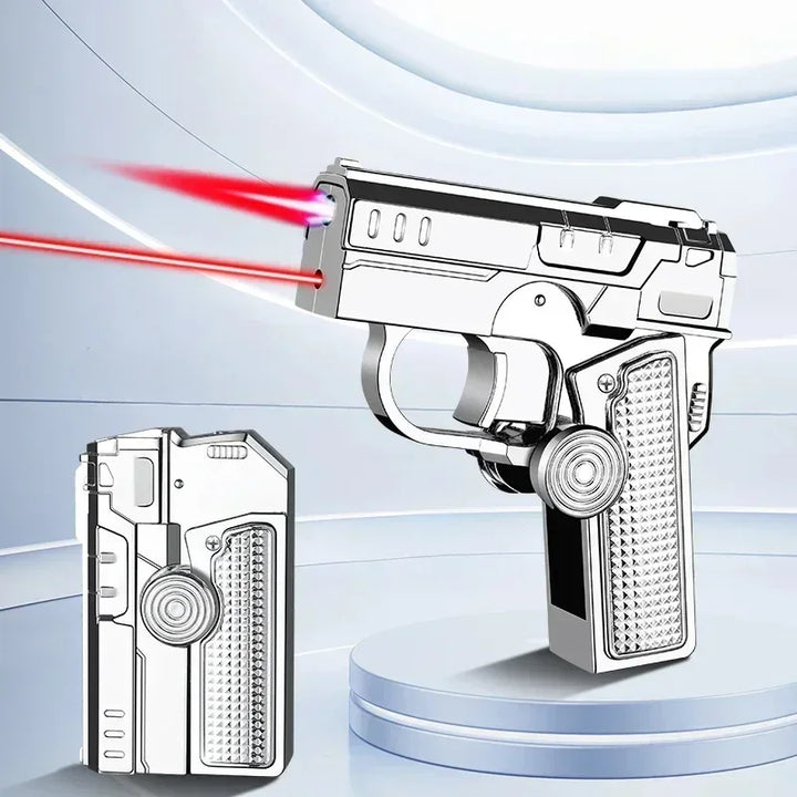 Foldbar Dual-Form Pistolformet Vindproof Lighter | Skanto
