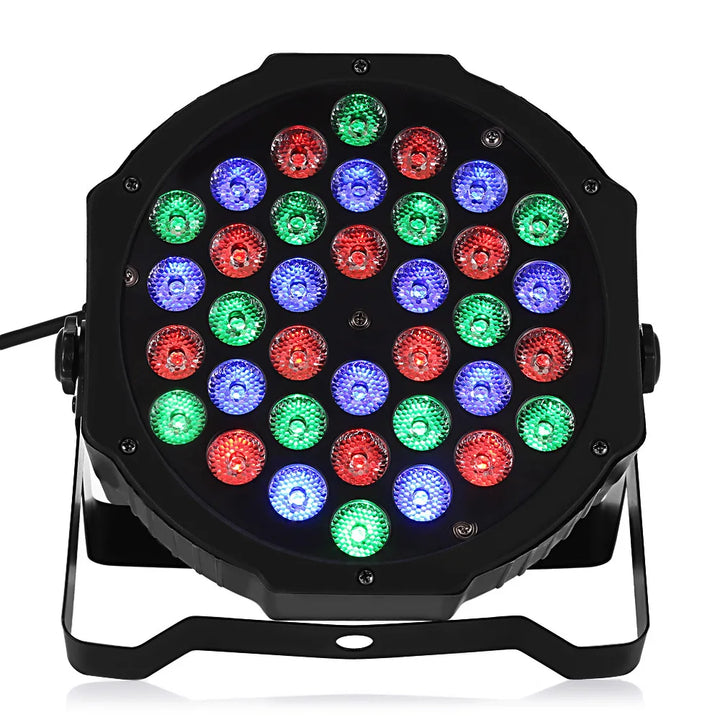 Skanto | 36W RGB LED Scenelys - Profesjonell DMX512 Stemmekontroll Disco Lys for KTV Bar Fest DJ, dekorativ effektprojeksjon