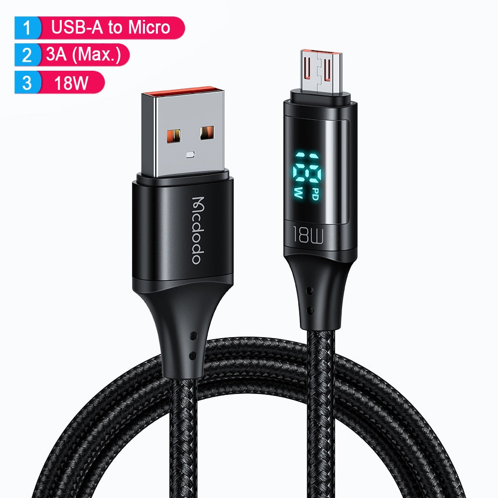Skanto | Power Display Universal Hurtiglading Telefonkabel