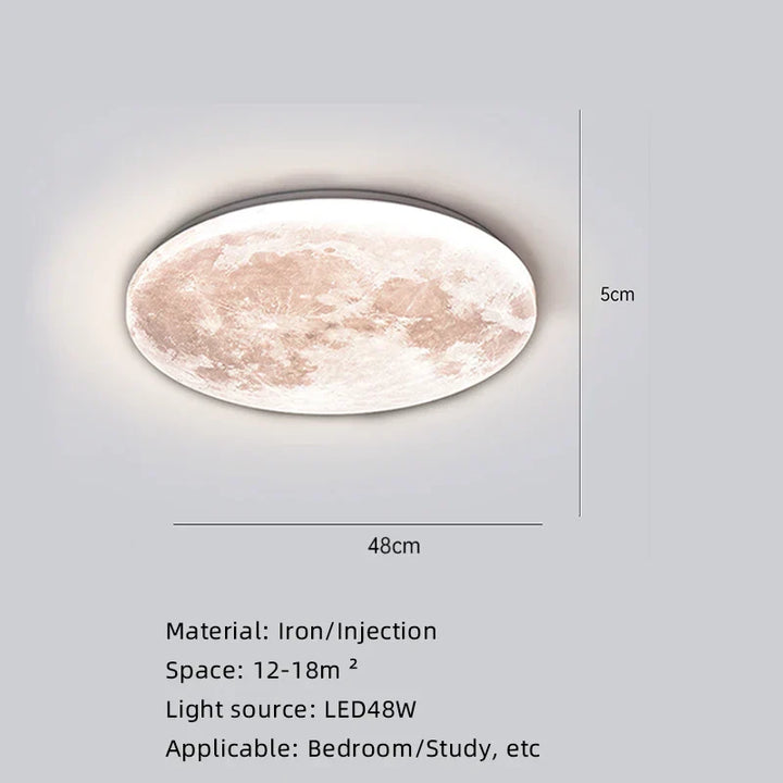 Måneoverflate Kunstnerisk Moderne Taklampe | Skanto