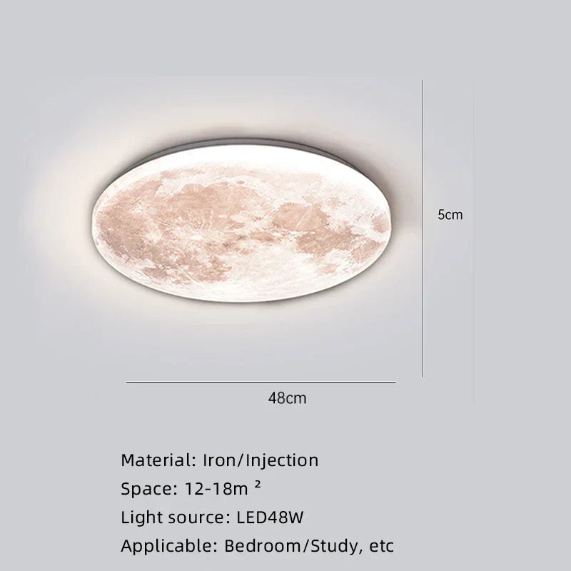 Moon Surface Kunstnerisk Moderne Taklampe | Skanto