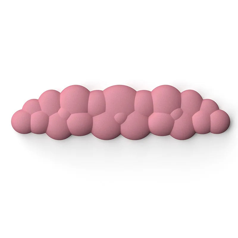 Skanto | Cloud Memory Foam Musmatte med Håndleddstøtte - Anti-Sklisikker Kontor- og Gaming Tastaturstøtte
