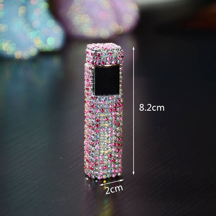 Skanto | Sparkle Stone Rhinestone Oppladbart Bærbart Lighter