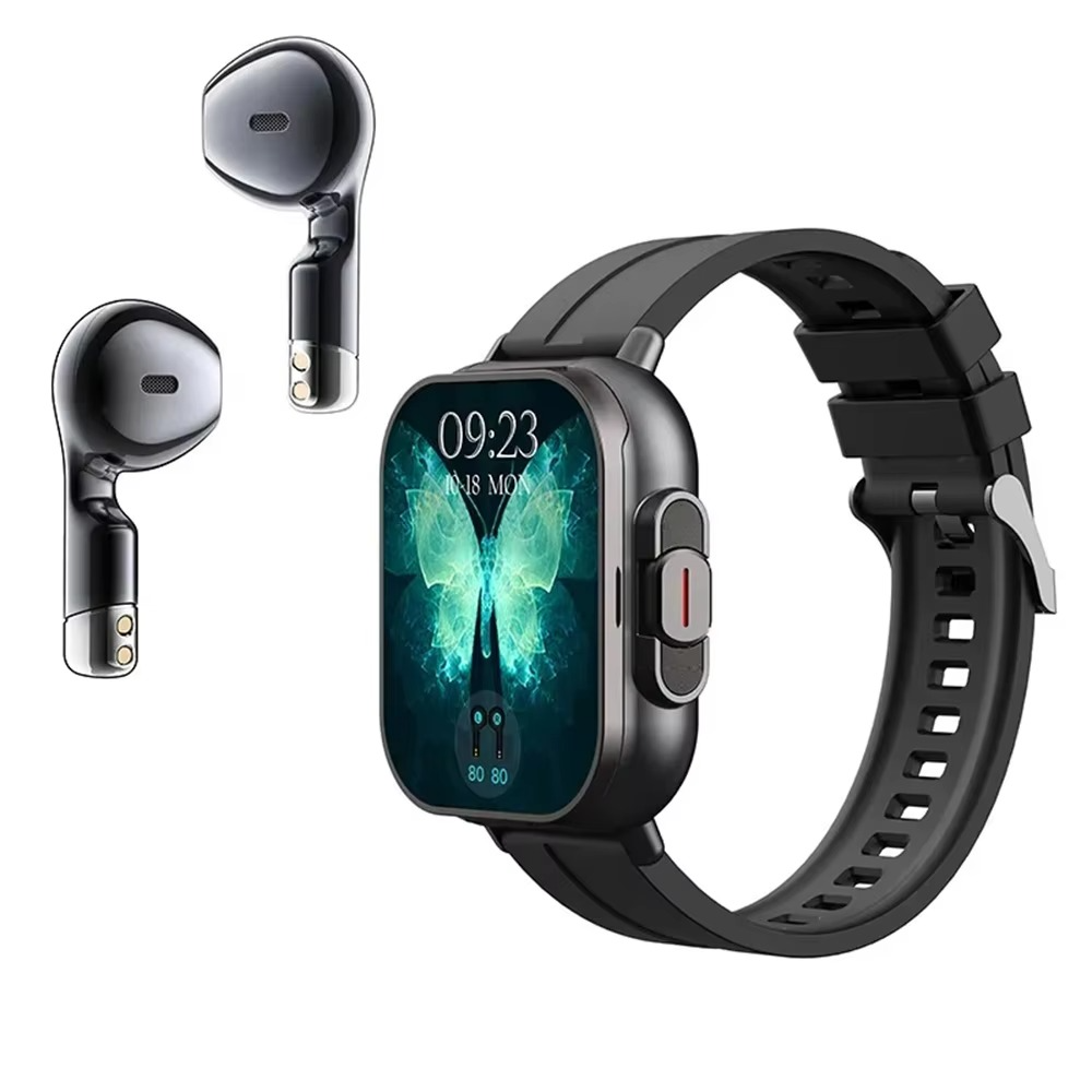 Skanto | 2" Smartwatch med innebygd Bluetooth-headsett og treningstracker
