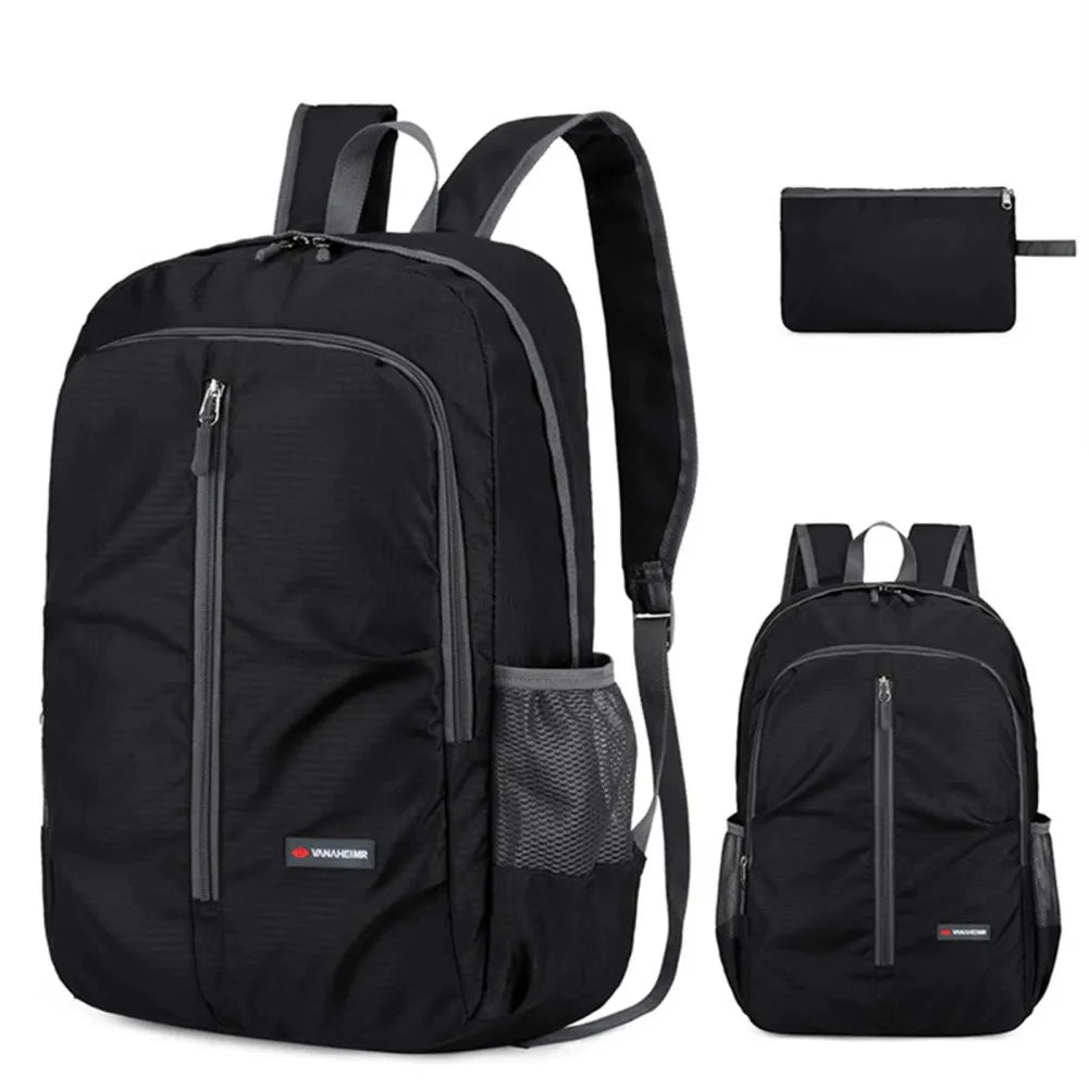 Skanto | Trekparo Sammenleggbar Rygsekk | 30L Ultralett & Vanntett | For Fotturer, Camping & Reiser | Unisex Dagsekk